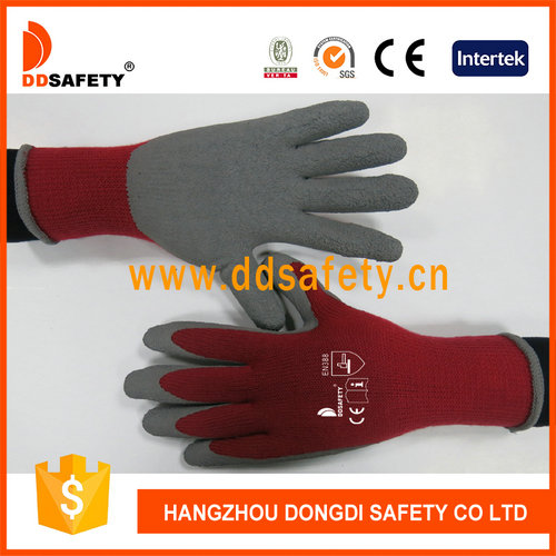 Knitted with latex glove Knitted with latex glove